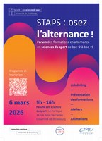 STAPS : OSEZ L'ALTERNANCE